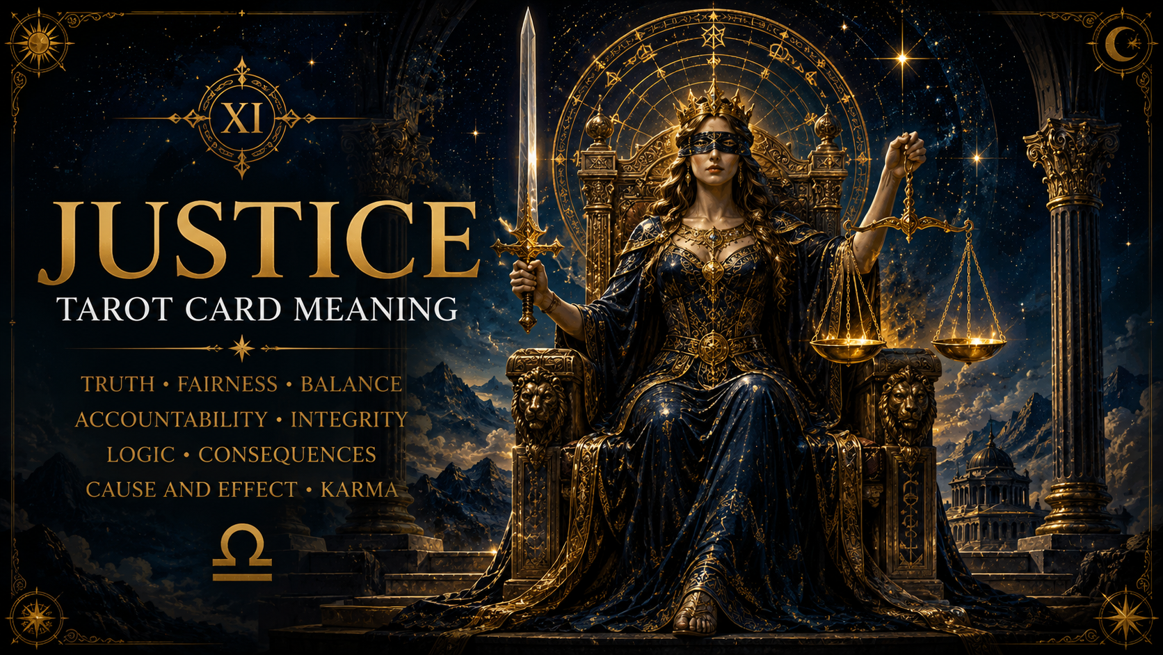 Justice Tarot Card Meaning