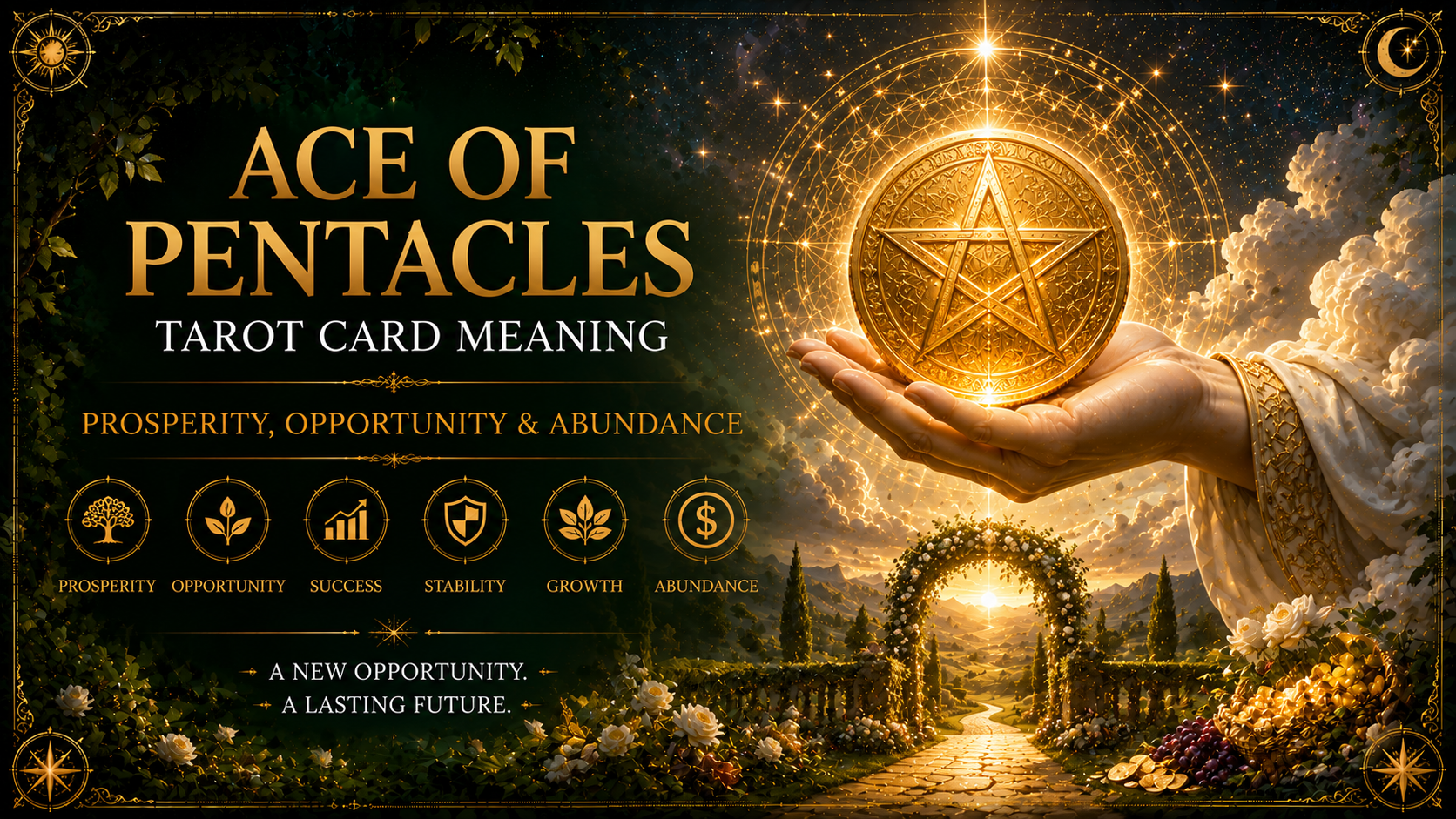 Ace of Pentacles Tarot Meaning