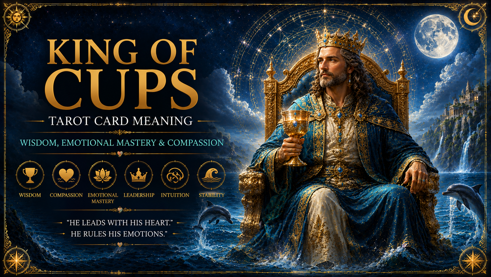 King of Cups Tarot Meaning