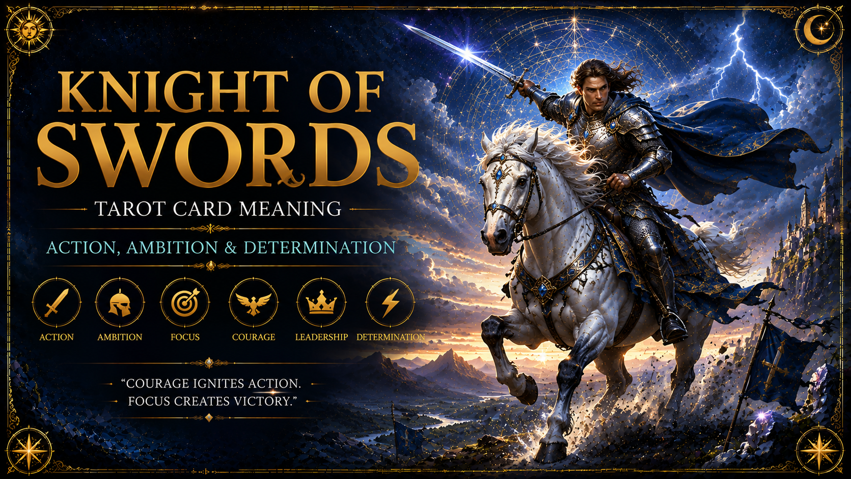 Knight of Swords Tarot Meaning