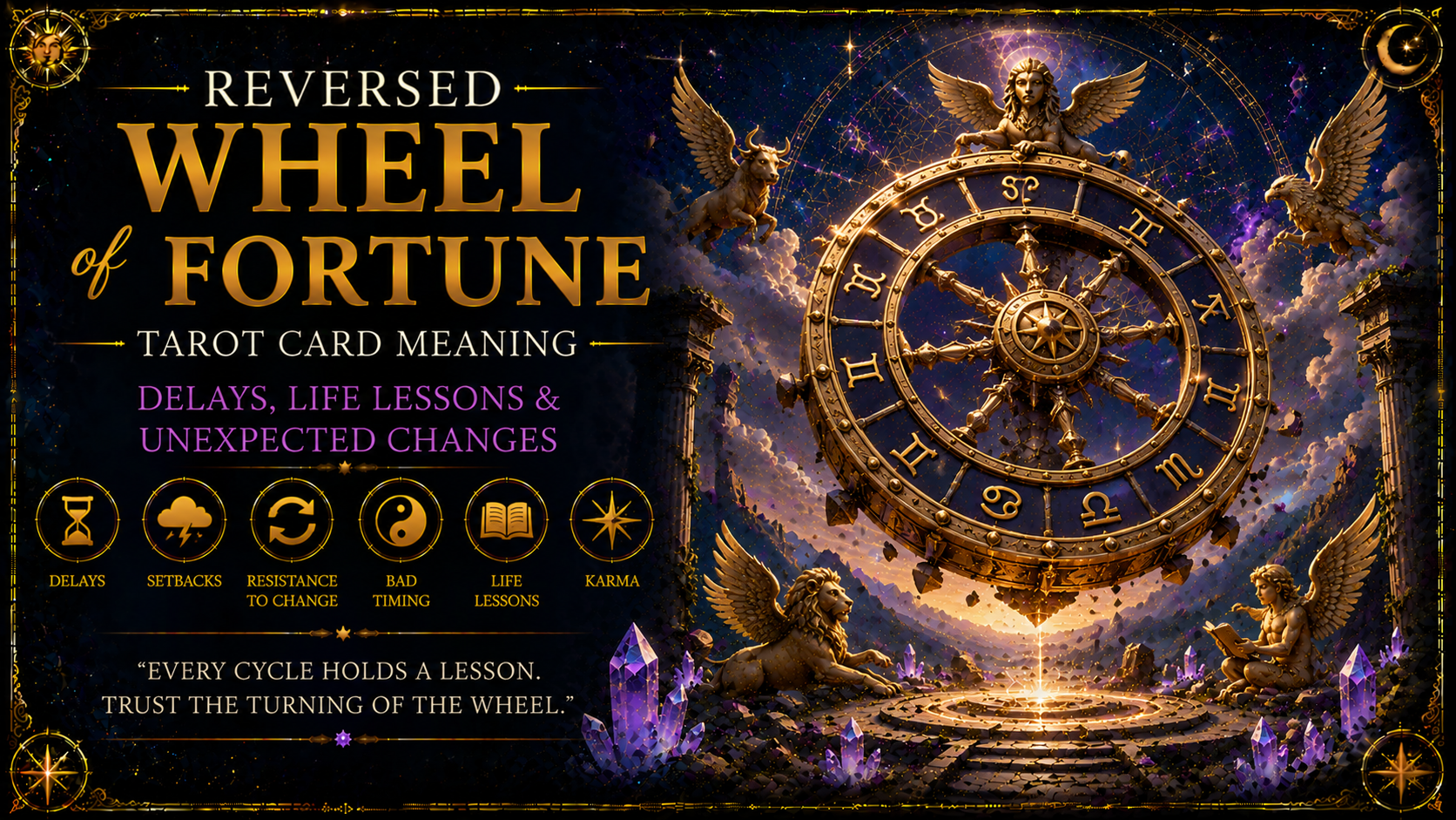 Reversed Wheel of Fortune Meaning