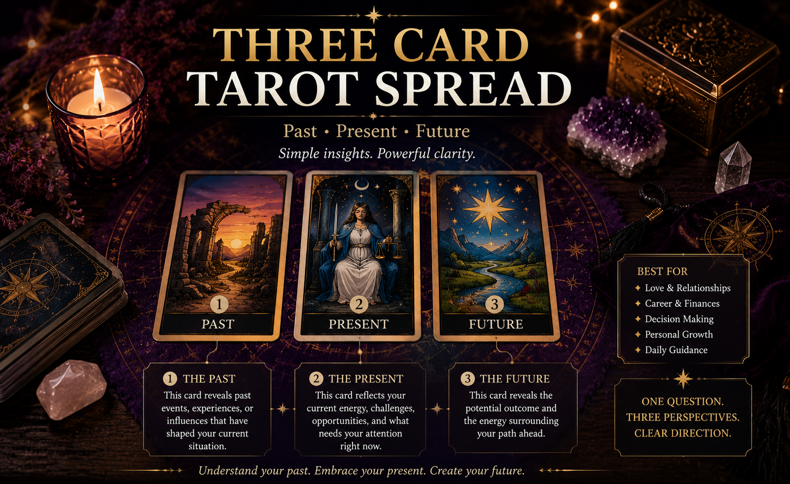 Three Card Tarot Spread