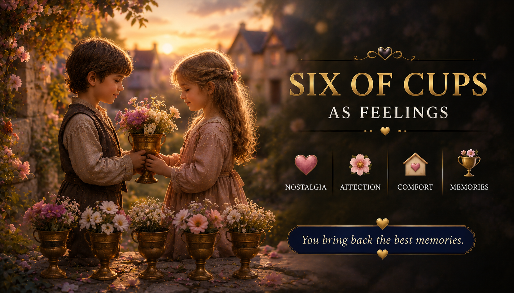 Six of Cups as Feelings