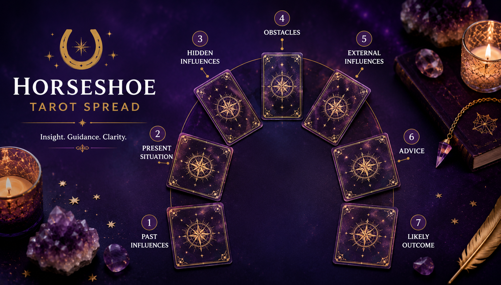 Horseshoe Tarot Spread