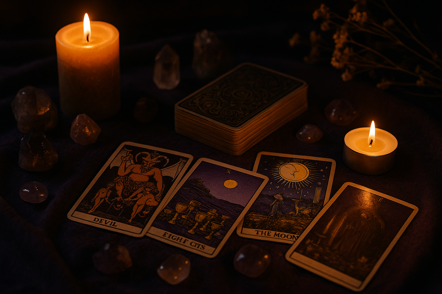 Shadow Work Tarot Spread for Emotional Healing